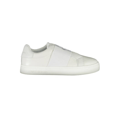 Calvin Klein Leather Sneakers Bianco Marbella Town