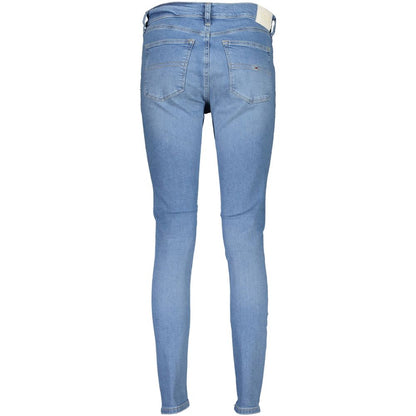 Tommy Hilfiger Mid-Rise Skinny Jeans Sea Wave Azzurro