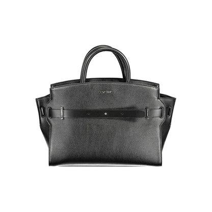 Calvin Klein Nero Polyurethan Damenhandtasche