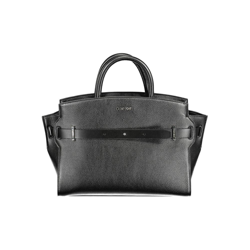 Calvin Klein Nero Polyurethan Damenhandtasche