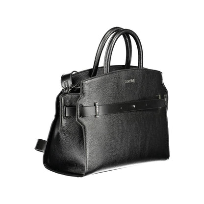 Calvin Klein Nero Polyurethan Damenhandtasche