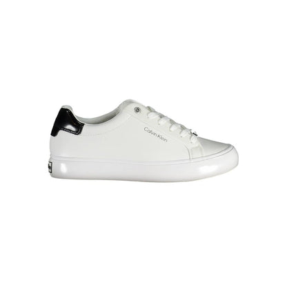 Calvin Klein Leder-Sneaker Weiß Marbella Town