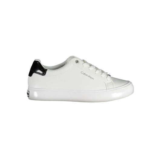 Calvin Klein Leather Sneakers White Marbella Town