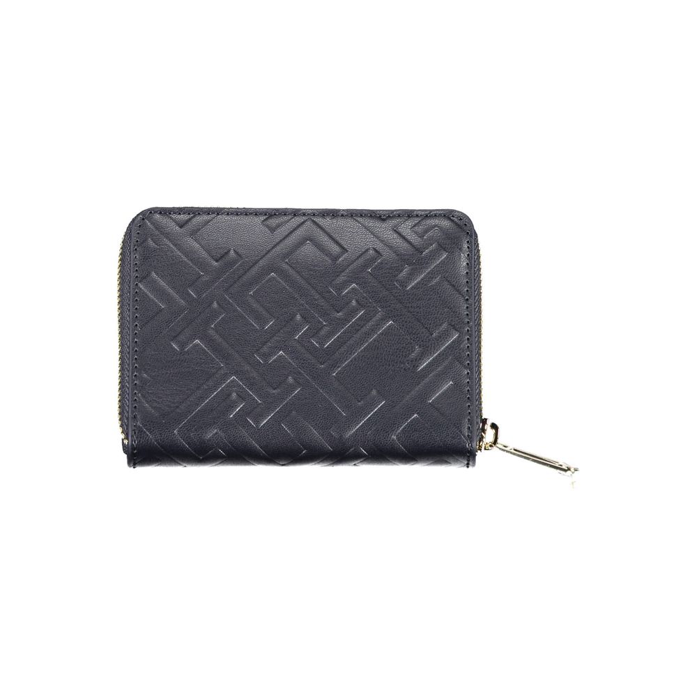 Tommy Hilfiger Sea Wave Polyurethane Women Wallet Blu