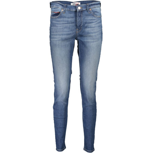Tommy Hilfiger Slim-Fit Cotton Jeans Sea Wave Blue