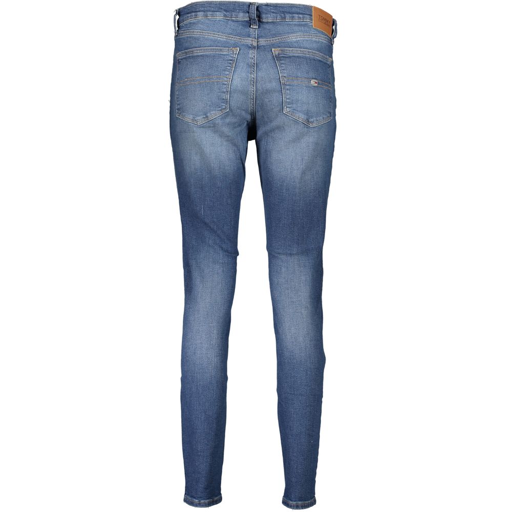 Tommy Hilfiger Slim-Fit Cotton Jeans Sea Wave Blue
