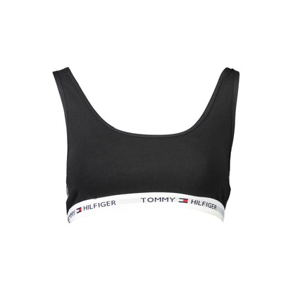 Tommy Hilfiger Black Cotton Women's Sports Bra