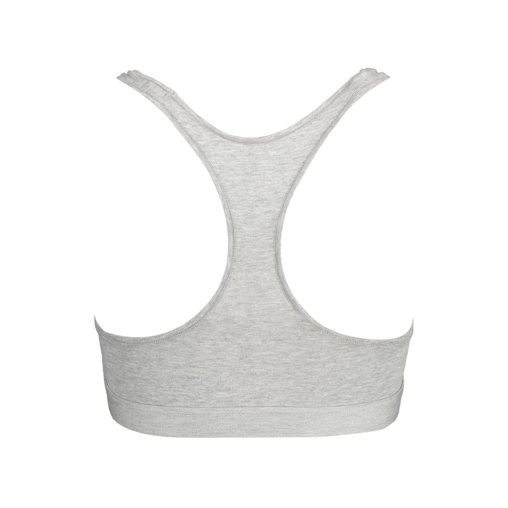 Tommy Hilfiger Harbour Gray Cotton Women's Sports Bra