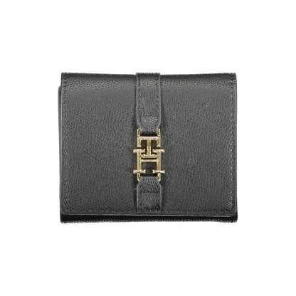 Cartera Tommy Hilfiger de poliuretano negro para mujer