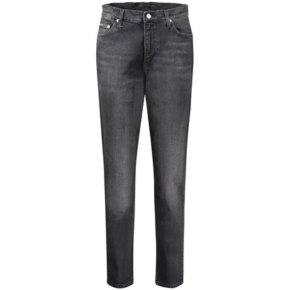 Calvin Klein Mom Jeans High-Rise Cotton Nero Sleepless Night