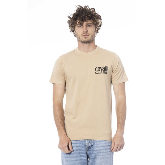 Cavalli Class Male Camel T-Shirt