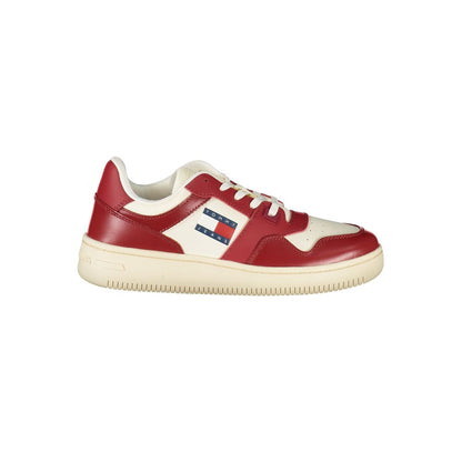 Tommy Hilfiger Rosso Leder Damen Sneaker