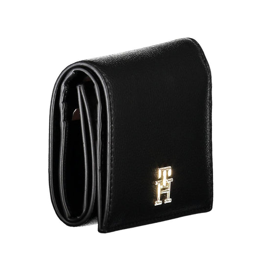 Tommy HilfigerTommy Hilfiger Black Polyurethane Women Wallet
