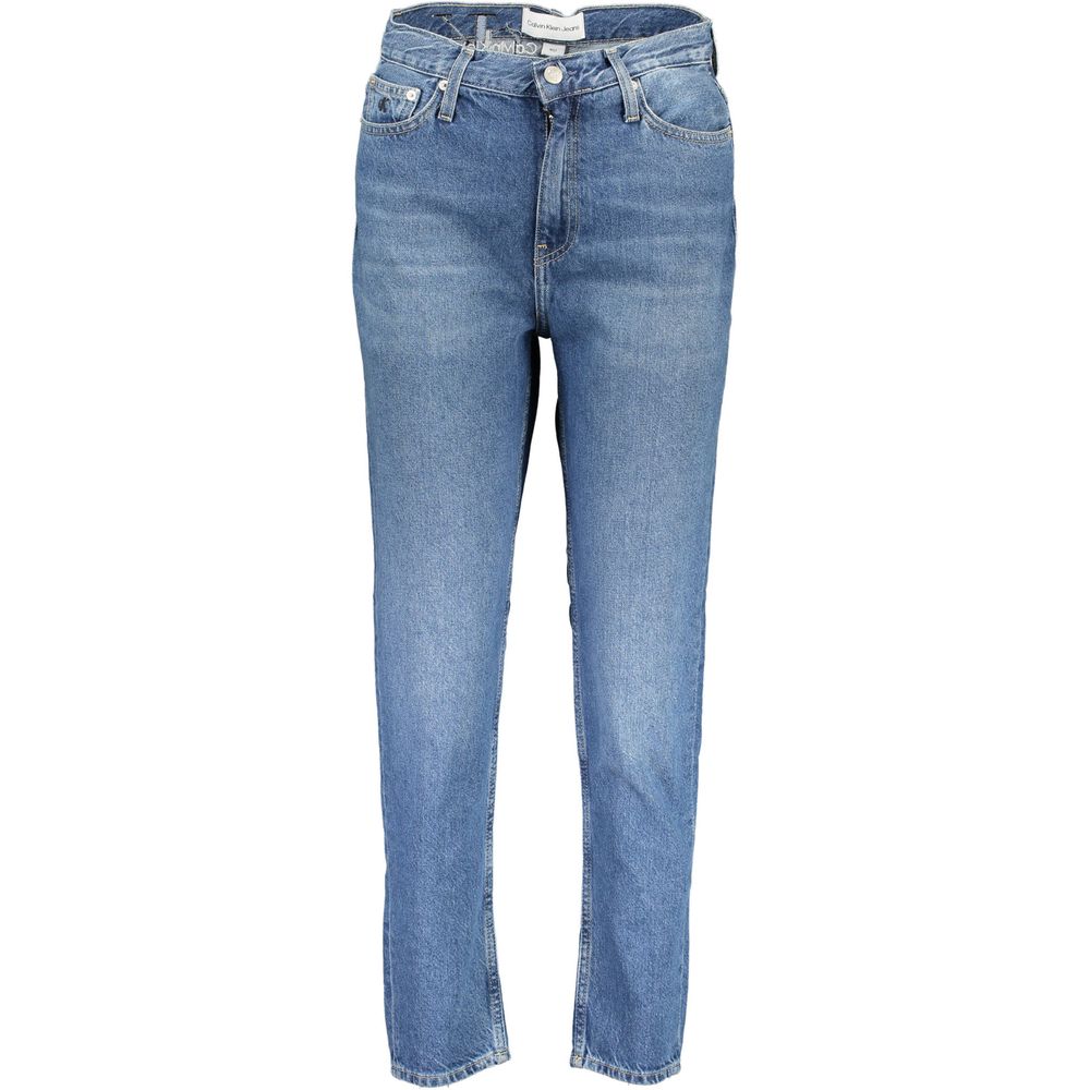 Calvin Klein High-Rise Slim Fit Sea Wave Blue Jeans