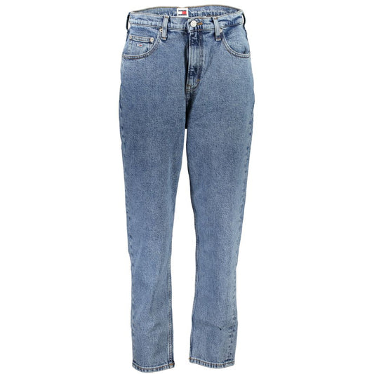 Tommy Hilfiger High-Rise Ultra High Tapered Jeans Sea Wave Blue Marbella Town