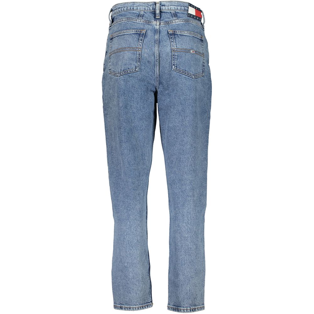 Tommy Hilfiger High-Rise Ultra High Tapered Jeans Sea Wave Blue Marbella Town