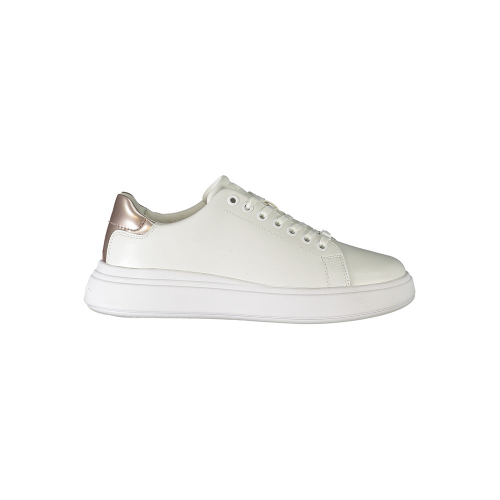 Calvin Klein White Leather Sneakers Marbella Town