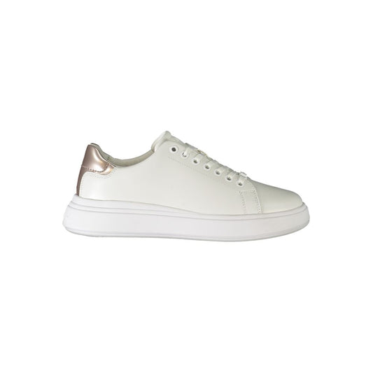 Calvin Klein White Leather Sneakers Marbella Town