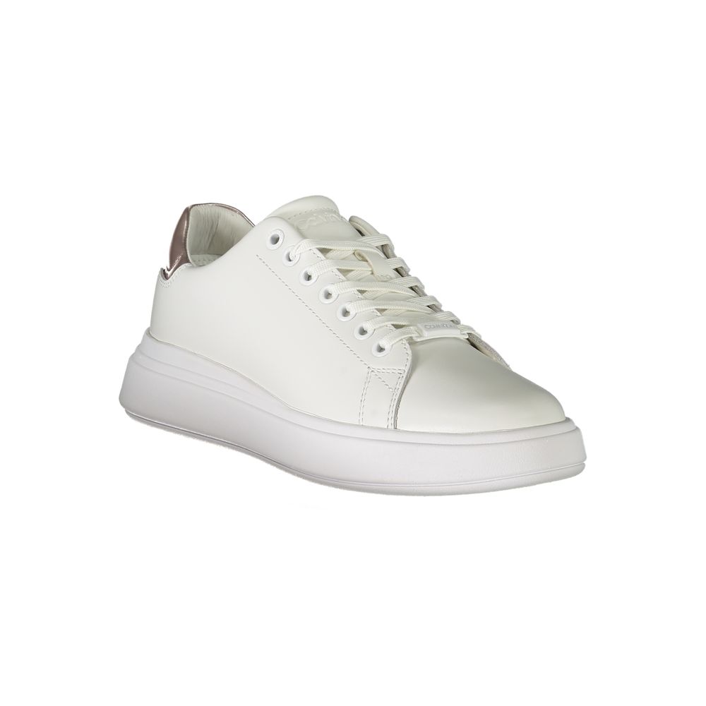 Calvin Klein White Leather Sneakers Marbella Town
