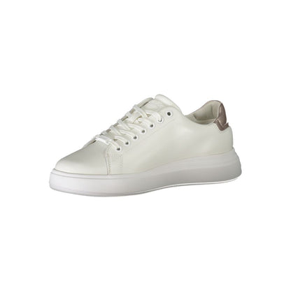 Calvin Klein White Leather Sneakers Marbella Town