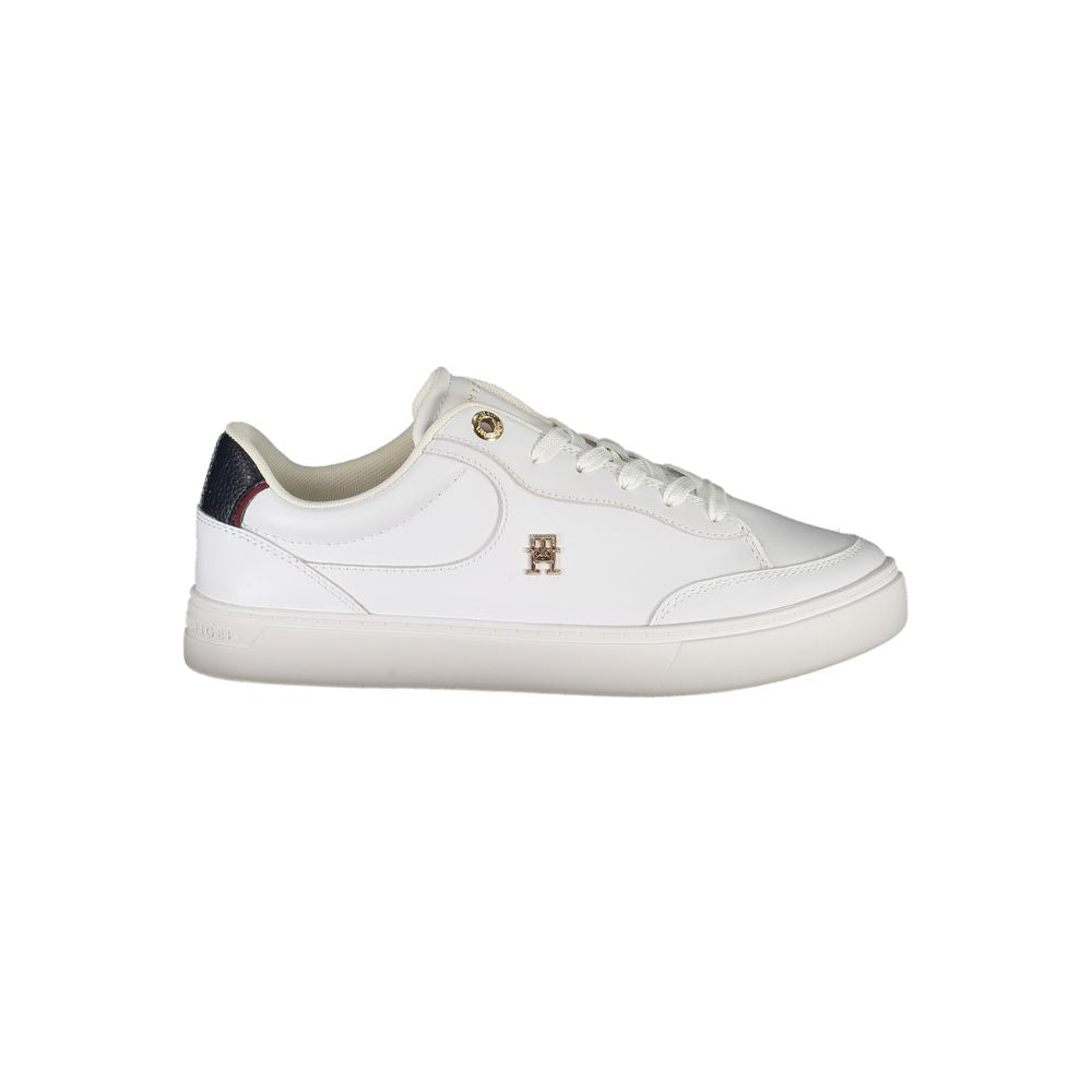 Tommy Hilfiger Marbella Town White Sneakers Sea Wave Accents