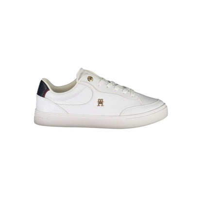 Tommy Hilfiger Marbella Town White Sneakers Sea Wave Accents