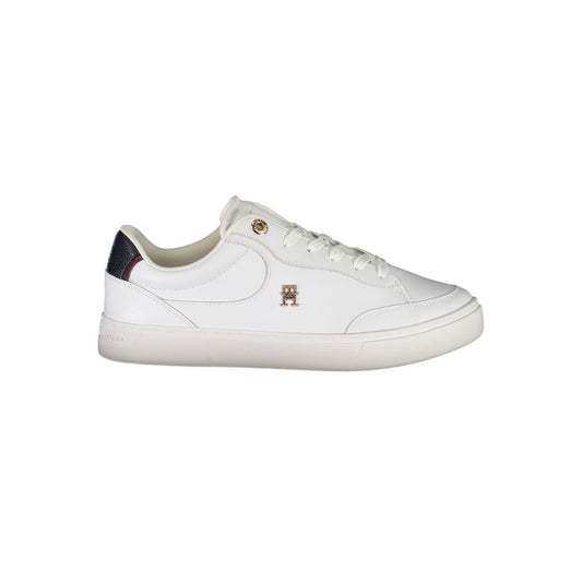 Tommy Hilfiger Marbella Town White Sneakers Sea Wave Accents