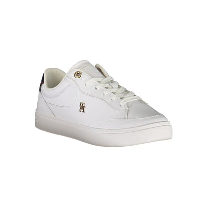 Tommy Hilfiger Marbella Town White Sneakers Sea Wave Accents