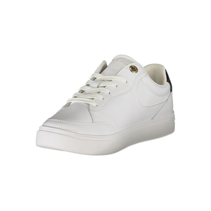 Tommy Hilfiger Marbella Town White Sneakers Sea Wave Accents