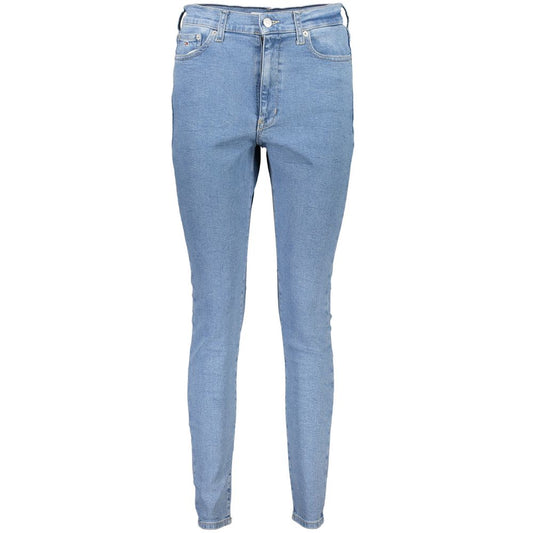 Tommy Hilfiger Super Skinny Jeans Sea Wave Azzurro