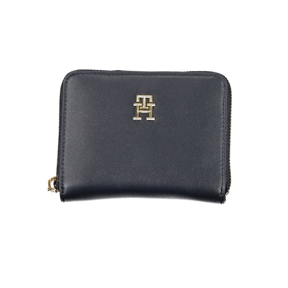 Cartera de poliuretano azul Tommy Hilfiger para mujer