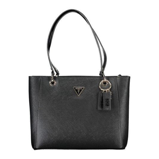 Guess Jeans Harbour Sleepless Night Black Polyurethane Women Handbag