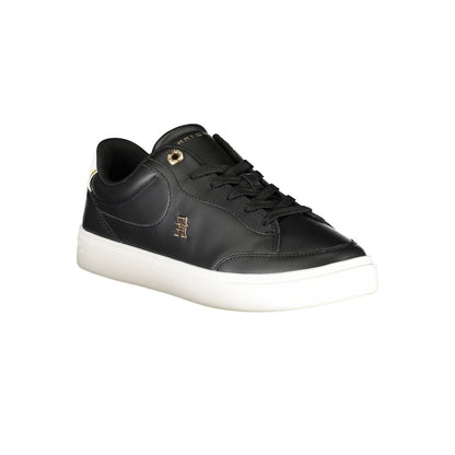 Tommy Hilfiger Sleepless Night Polyurethane Women Sneaker Nero