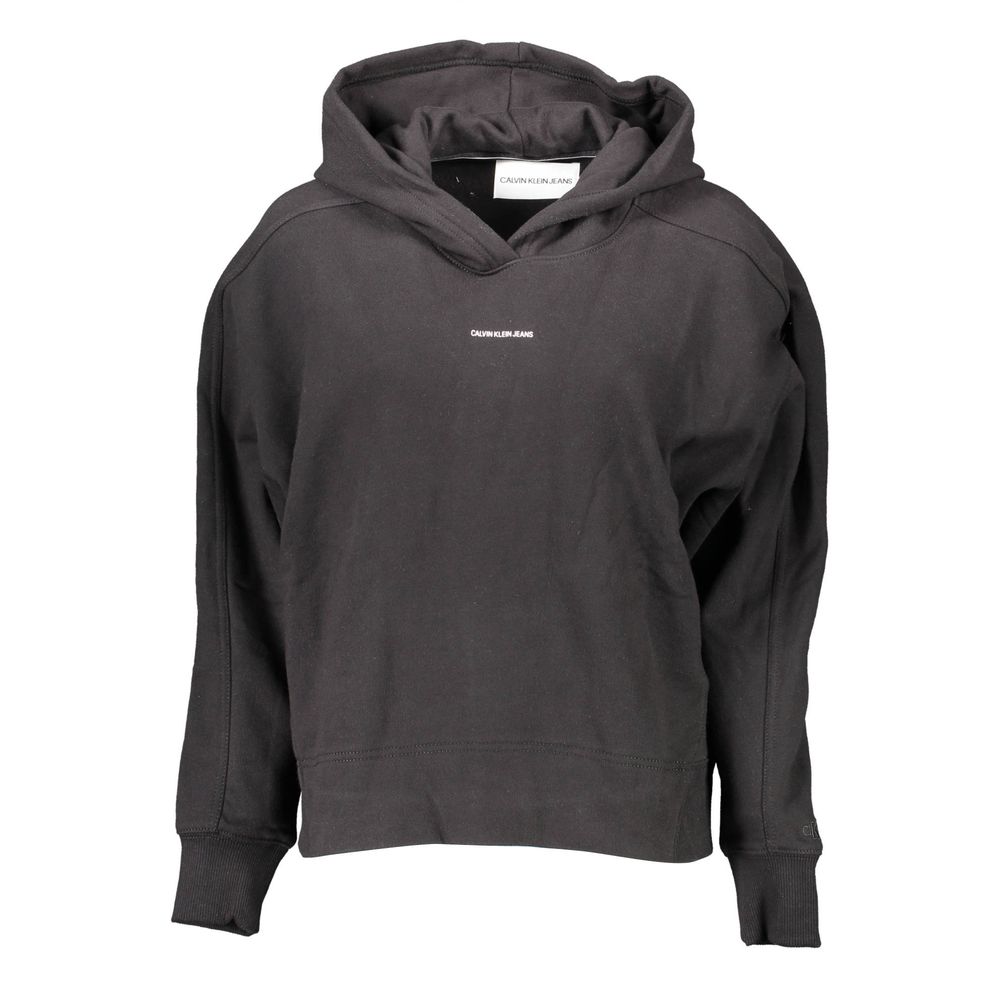 Calvin Klein Sleepless Night Hoodie aus schwarzer Bio-Baumwolle
