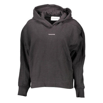 Calvin Klein Sleepless Night Hoodie aus schwarzer Bio-Baumwolle