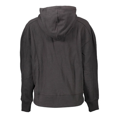 Calvin Klein Sleepless Night Hoodie aus schwarzer Bio-Baumwolle