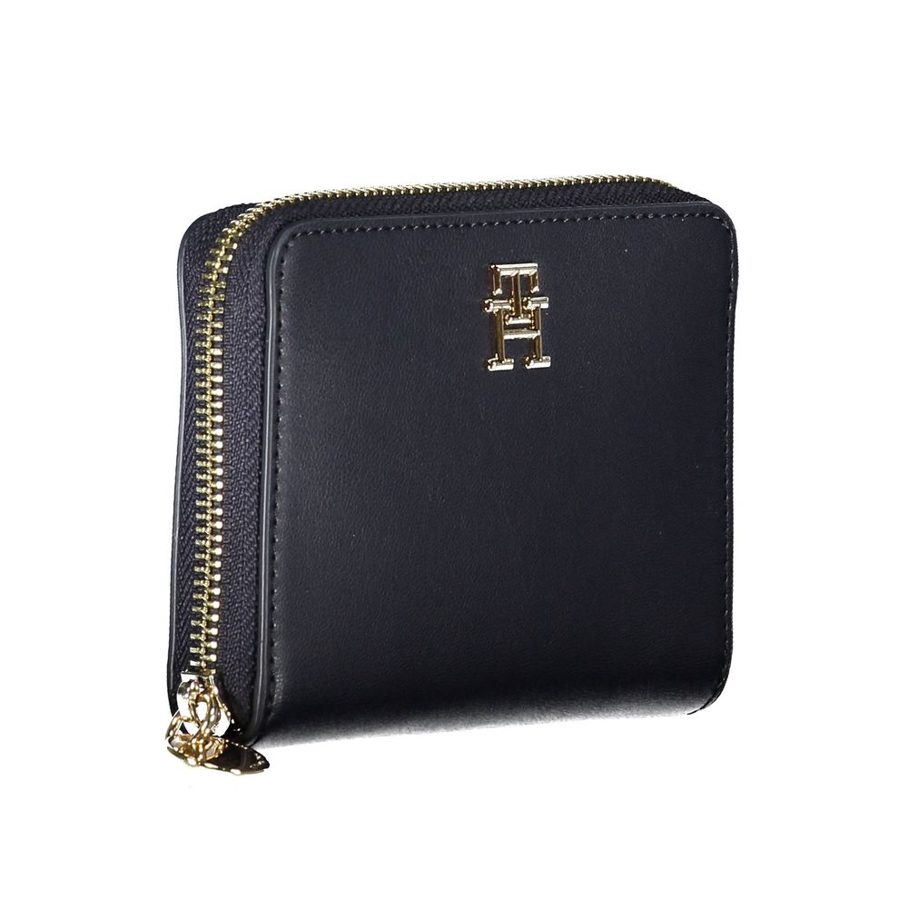 Cartera de poliuretano azul Tommy Hilfiger para mujer