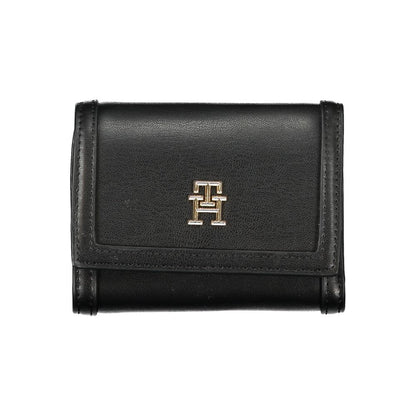 Cartera Tommy Hilfiger de poliuretano negro para mujer