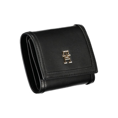 Cartera Tommy Hilfiger de poliuretano negro para mujer