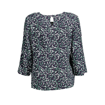 Gant Rosso Baumwoll-Damenhemd Meereswellenblau