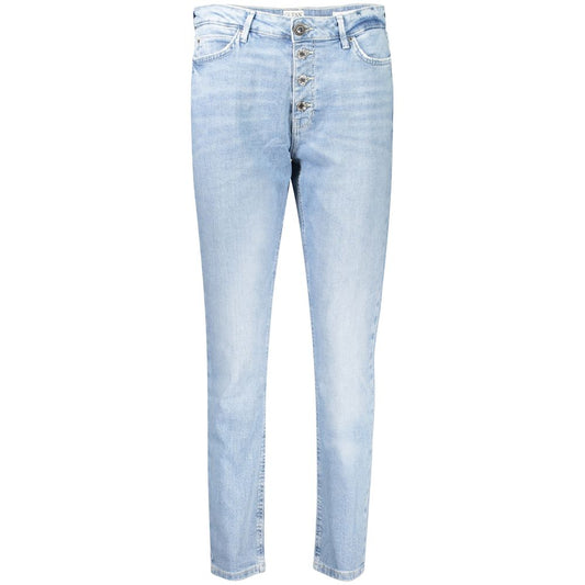 Guess Slim-Fit High-Rise Sea Wave Blue Jeans