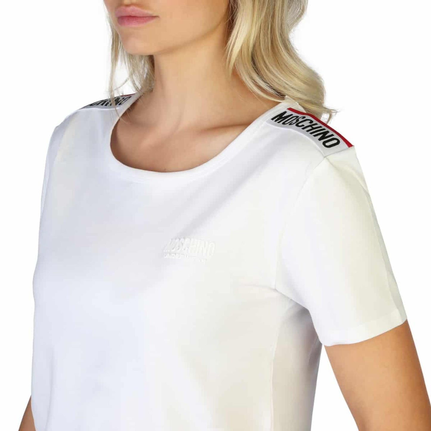 Moschino White Female  T-Shirt