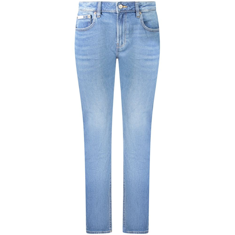 Calvin Klein Blu Cotton Damenjeans