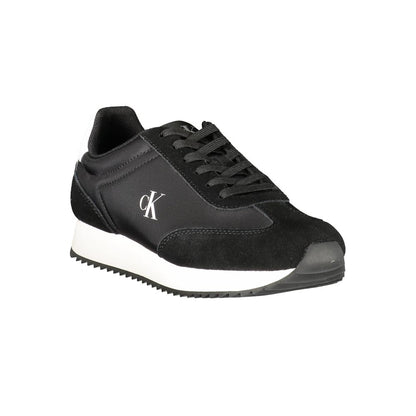 Calvin Klein Nero Leder-Sneaker für Damen