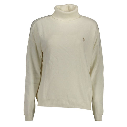 US POLO ASSN. Marbella Town Weißer Rollkragenpullover