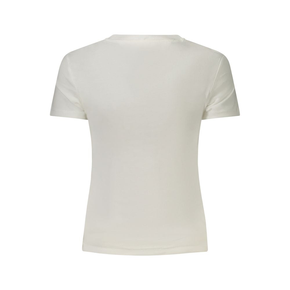 Tommy Hilfiger Weißes Baumwoll-T-Shirt für Damen