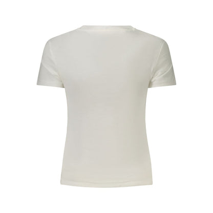 Tommy Hilfiger Weißes Baumwoll-T-Shirt für Damen