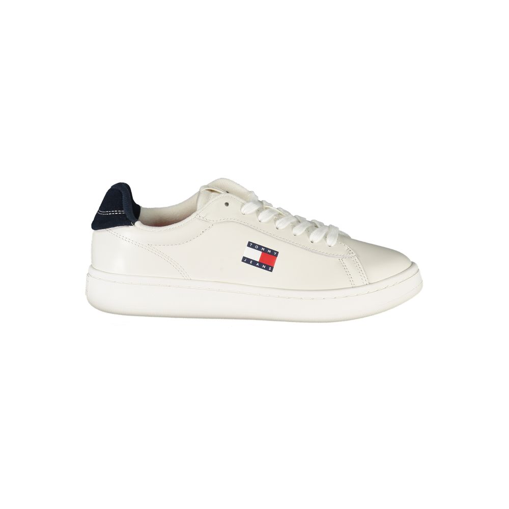 Tommy Hilfiger Sneakers Bianco Marbella Town mit blauen Akzenten