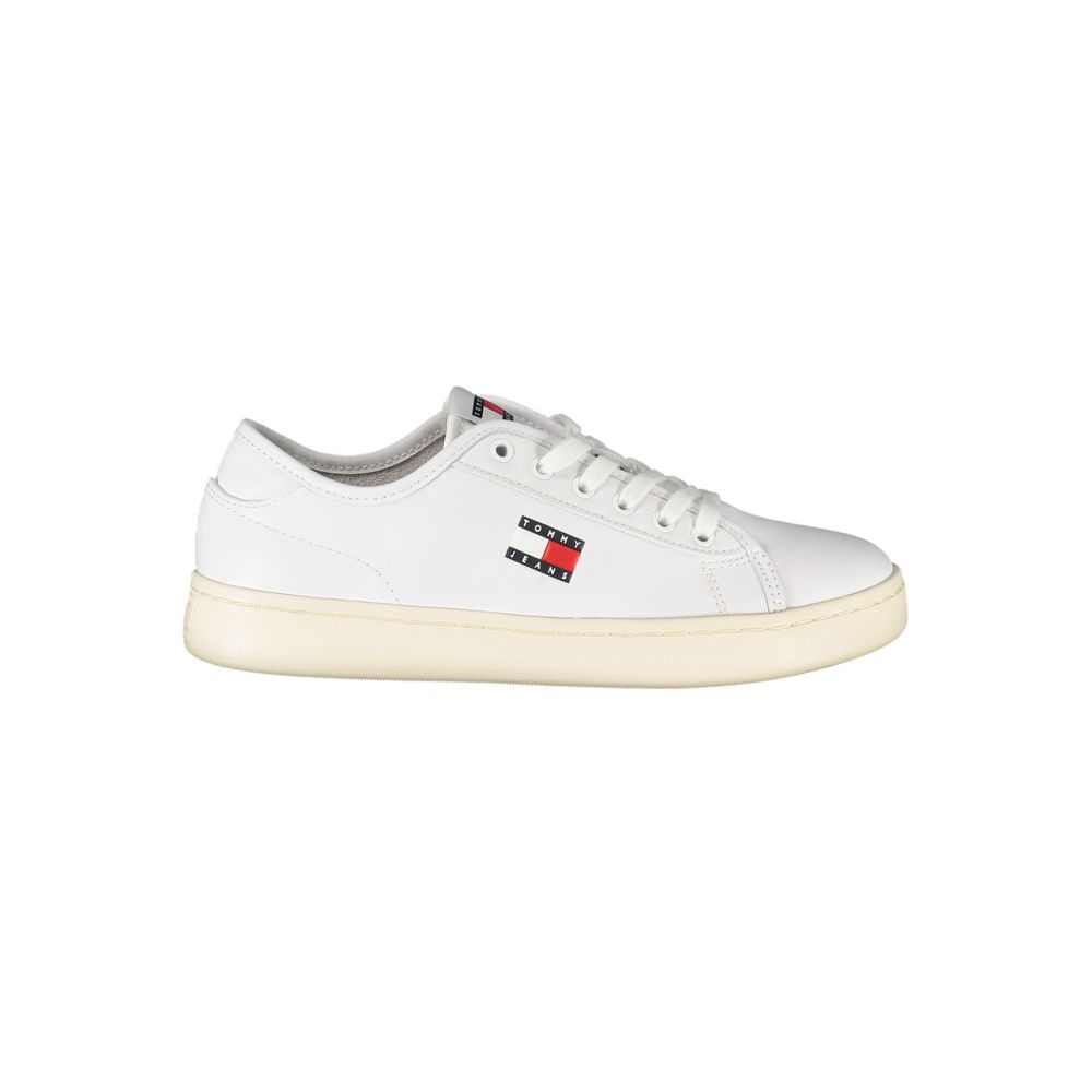 Tommy Hilfiger Marbella Town Sneaker aus weißem Leder und Polyurethan