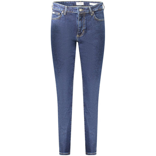 Guess Jeans G05 Skinny Blue Cotton Women Jeans with 5-pocket styling and iconic logo